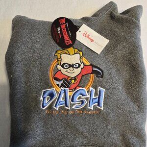 Share NWT Disney Dash Fleece Hoodie Size 10-12 Large The Incredibles